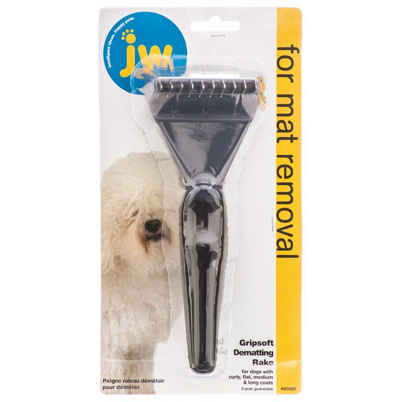 JW Gripsoft Dematting Rake-Dog-JW Pet-Dematting Rake-