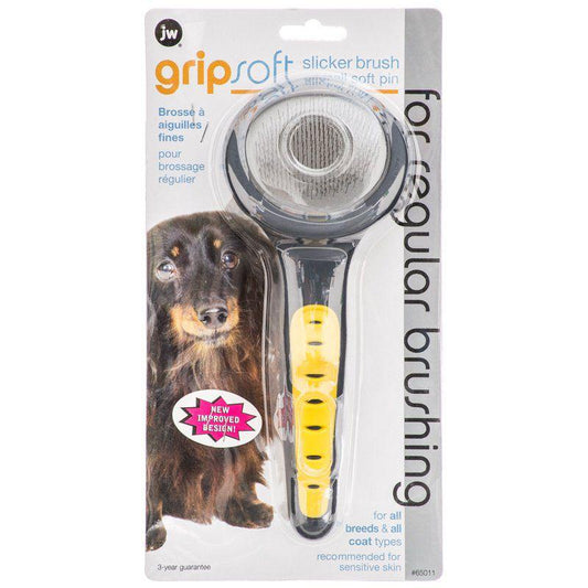 JW Gripsoft Soft Slicker Brush-Dog-JW Pet-Small-