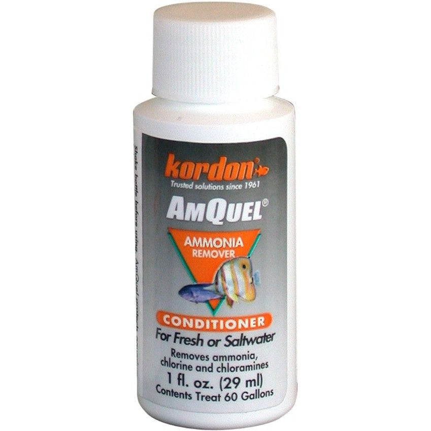 Kordon AmQuel Ammonia Remover Water Conditioner-Fish-Kordon-1 oz-