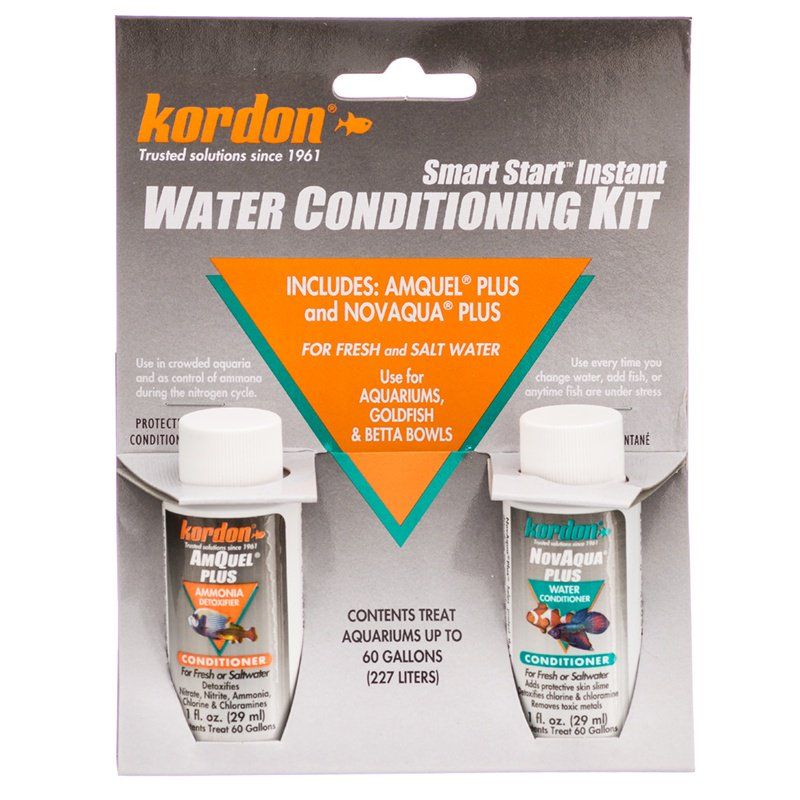 Kordon NovAqua + AmQuel Start Smart Instant Water Conditioning Kit-Fish-Kordon-1 oz-