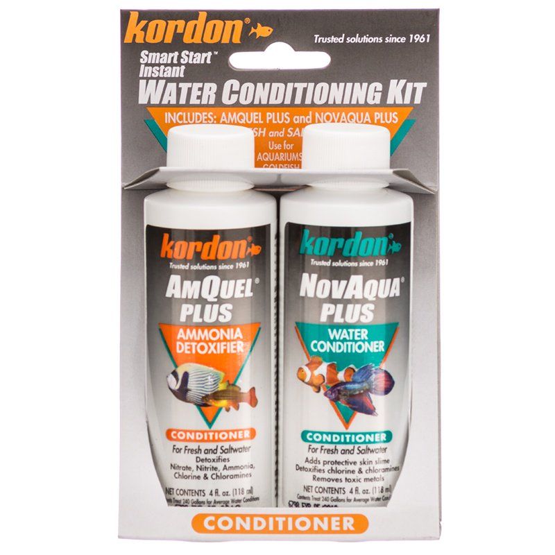 Kordon NovAqua + AmQuel Start Smart Instant Water Conditioning Kit-Fish-Kordon-4 oz-