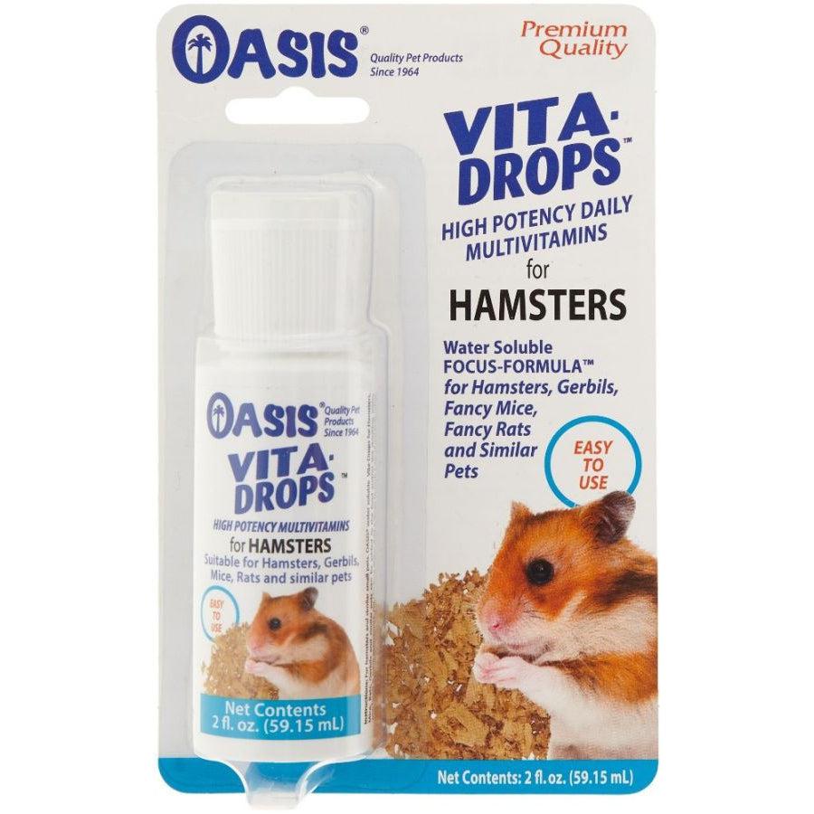 Oasis Vita-Drops High Potency Hamster Daily Multivitamins-Small Pet-Oasis-2 oz.-