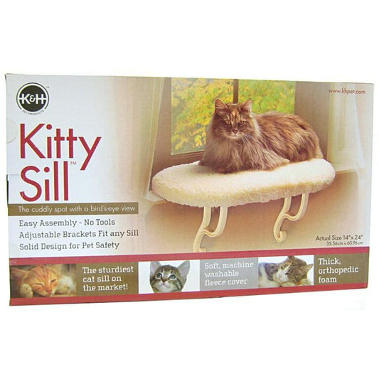 K&H Pet Products Kitty Window Sill Bed (Unheated)-Animals & Pet Supplies-BimBimPet-