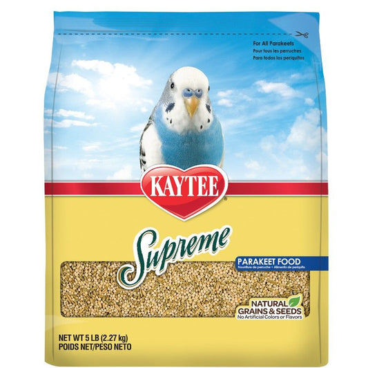Kaytee Supreme Daily Blend Bird Food - Parakeet-Bird-Kaytee-5 lbs-