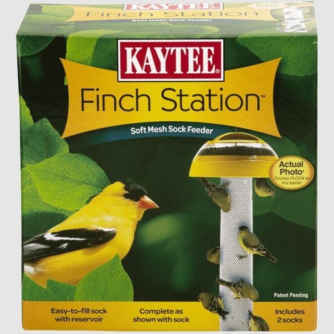 Kaytee Finch Station Sock Feeder-Bird-Kaytee-6" Diameter x 21" Tall-