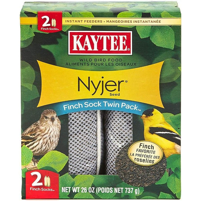 Kaytee Finch Sock Bird Feeder-Bird-Kaytee-26 oz (2 Pack)-