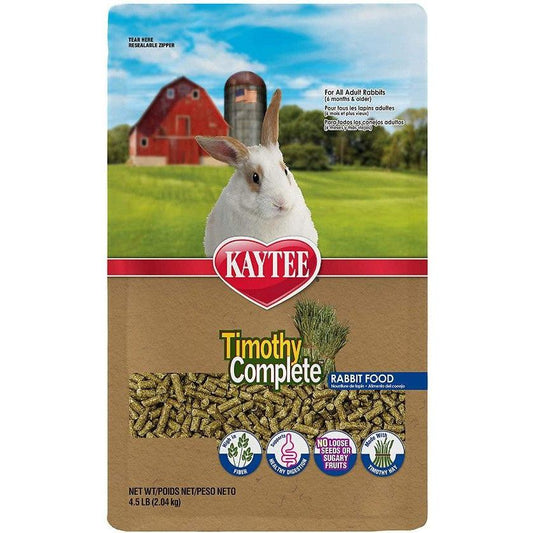 Kaytee Timothy Complete Rabbit Food-Small Pet-Kaytee-4.5 lbs-