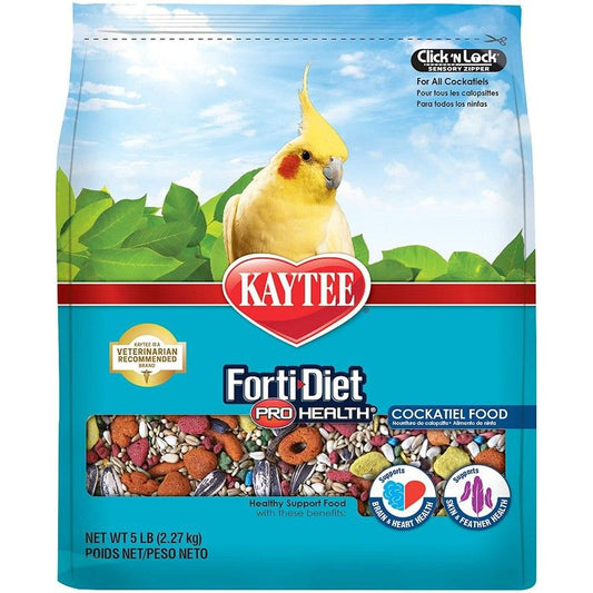 Kaytee Forti-Diet Pro Health Cockatiel Food-Bird-Kaytee-5 lbs-