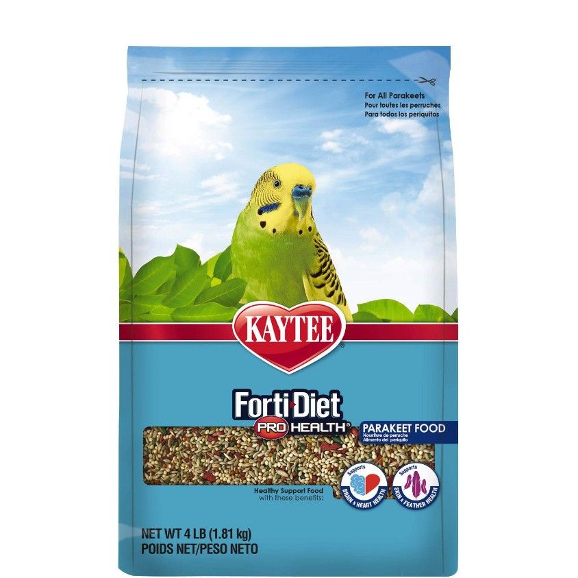Kaytee Forti-Diet Pro Health Parakeet Food-Bird-Kaytee-4 lbs-