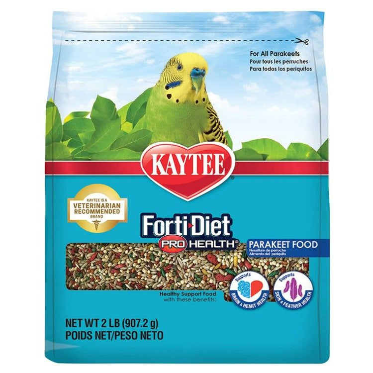 Kaytee Forti-Diet Pro Health Parakeet Food-Bird-Kaytee-2 lbs-