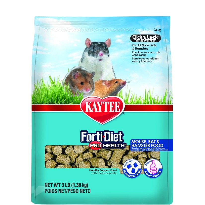 Kaytee Forti-Diet Pro Health Mouse, Rat & Hamster Food-Small Pet-Kaytee-3 lbs-