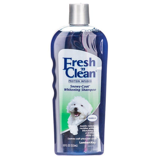 Fresh 'n Clean Snowy Coat Whitening Shampoo - Sweet Vanilla Scent-Dog-Fresh 'n Clean-18 oz-