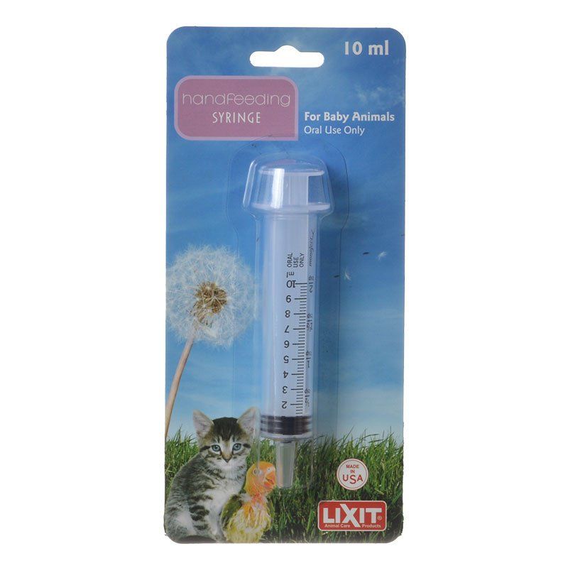 Lixit Hand Feeding Syringe for Baby Animals-Dog-Lixit-10 ml Hand Feeding Syringe-