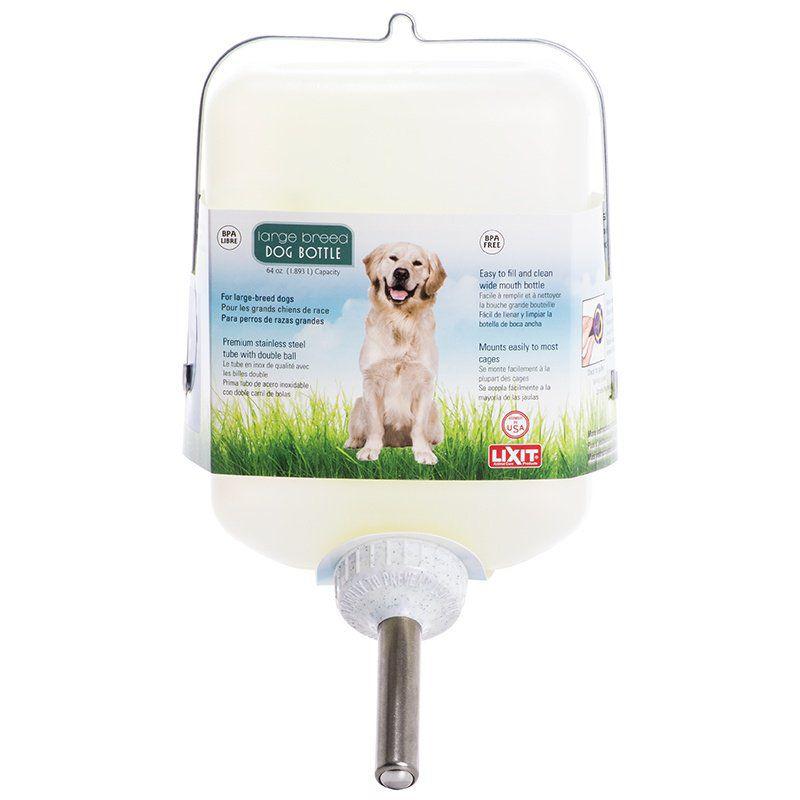 Lixit Plastic Dog Water Bottle with Tube-Dog-Lixit-64 oz-