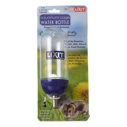 Lixit Aquarium Cage Water Bottle Clear-Small Pet-Lixit-5 oz-