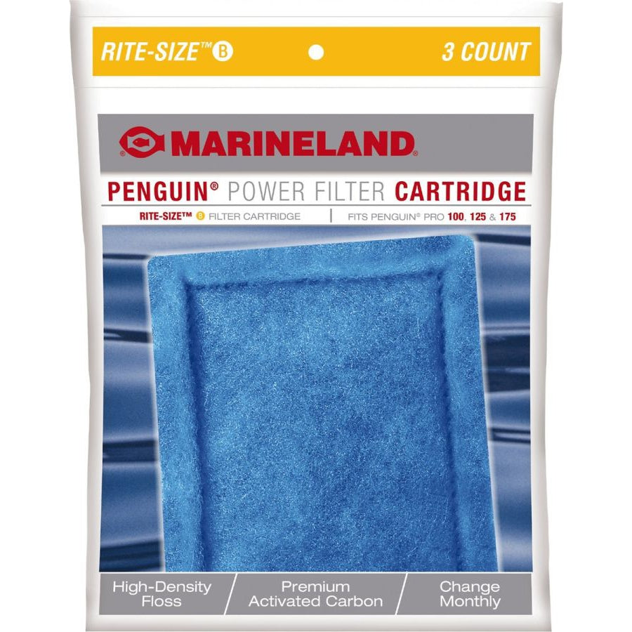 Marineland Rite-Size B Power Filter Cartridge-Fish-Marineland-3 Pack-