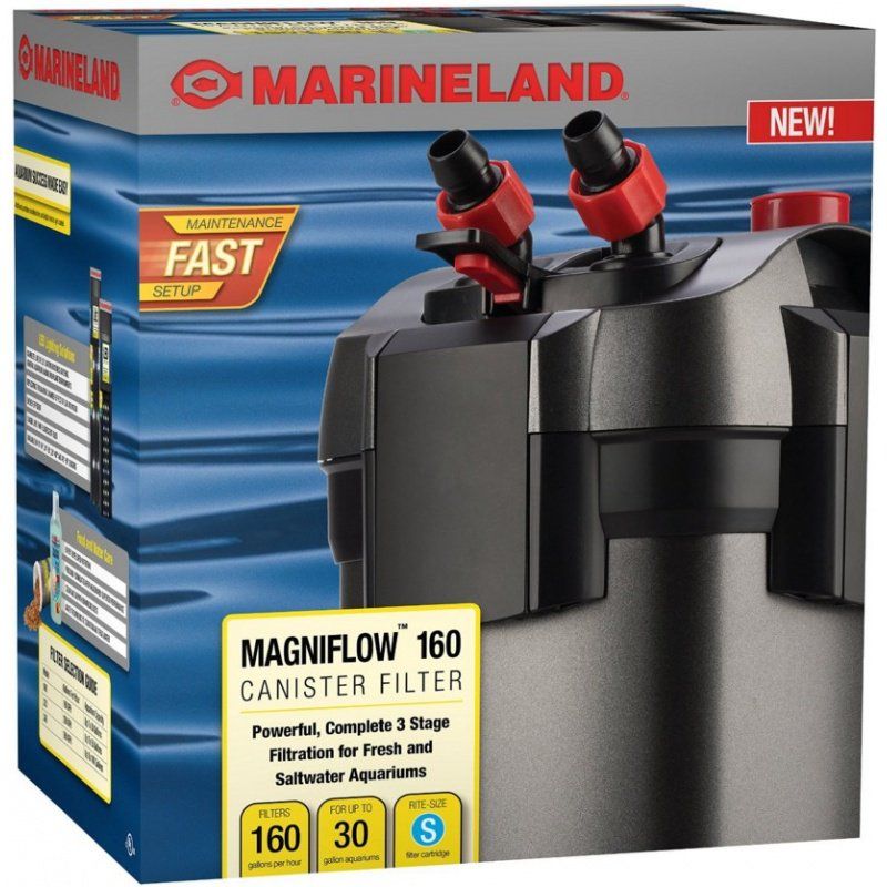 Marineland Magniflow Canister Filter-Fish-Marineland-Magniflow 160 Canister Filter (160 GPH - 30 Gallons)-