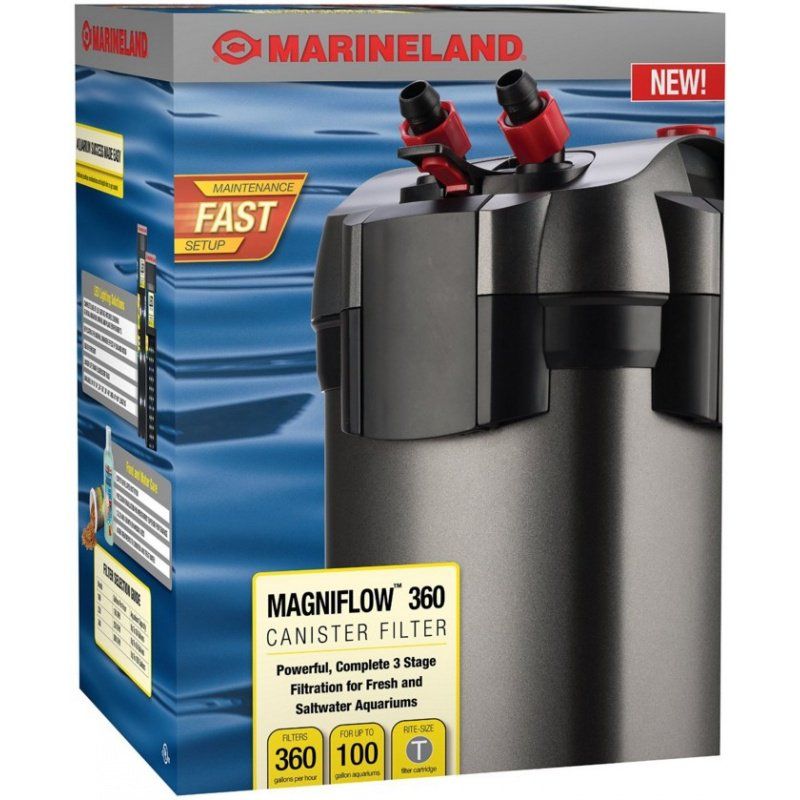 Marineland Magniflow Canister Filter-Fish-Marineland-Magniflow 360 Canister Filter (360 GPH - 100 Gallons)-