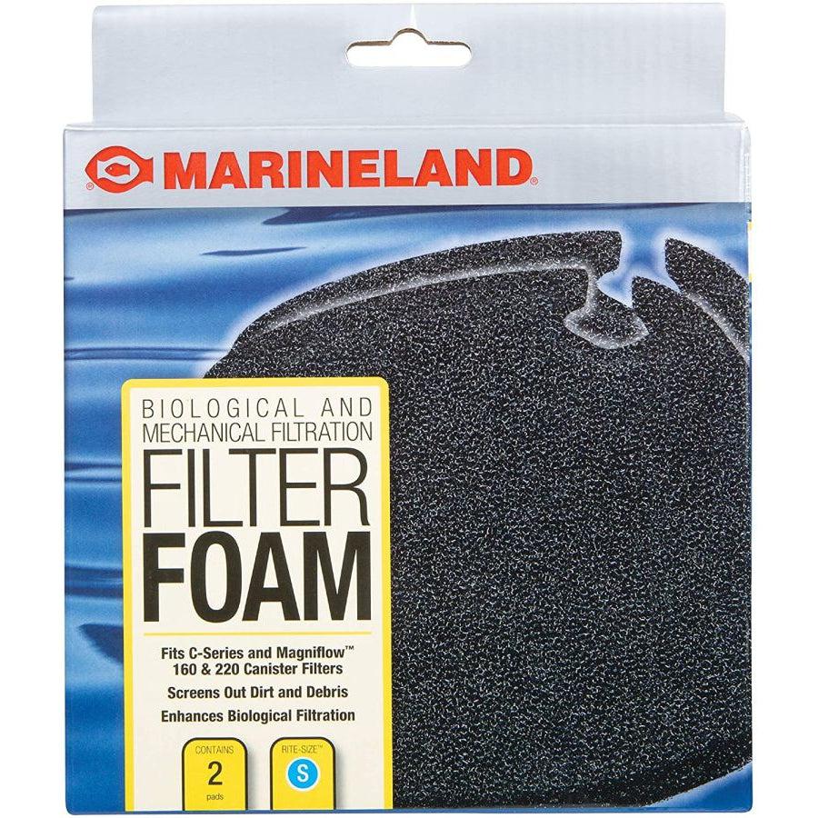 Marineland Rite-Size S Filter Foam-Fish-Marineland-Fits C160 & C220 (2 Pack)-