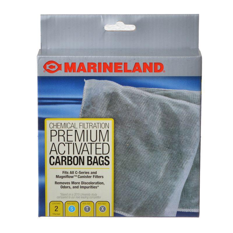 Marineland Premium Activated Carbon Bags-Fish-Marineland-Fits all C-Series Canister Filters (2 Pack)-