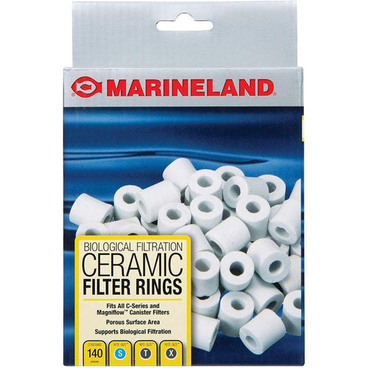 Marineland Biological Filtration Ceramic Filter Rings for C-Series & Magniflow Canister Filters-Fish-Marineland-Ceramic Rings (140 Rings)-