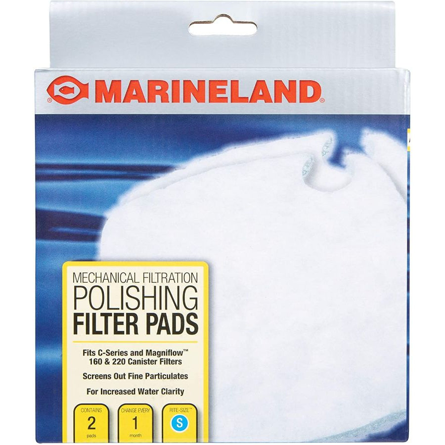 Marineland Polishing Filter Pads for C-Series Canister Filters-Fish-Marineland-Fits C160 & C220 (2 Pack)-