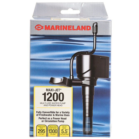 Marineland Maxi Jet Pro Water Pump & Powerhead-Fish-Marineland-1200 Series - 6' Max Head (295/1,300 GPH)-