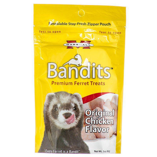 Marshall Bandits Premium Ferret Treats - Chicken Flavor-Small Pet-Marshall-4 oz-