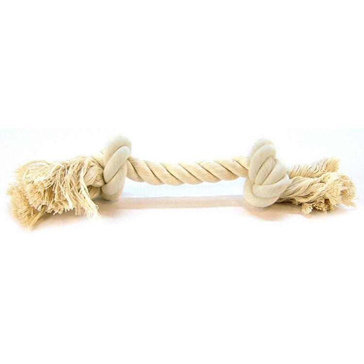 Flossy Chews Rope Bone - White-Dog-Mammoth-Medium (12" Long)-