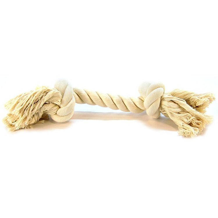 Flossy Chews Rope Bone - White-Dog-Mammoth-Large (14" Long)-