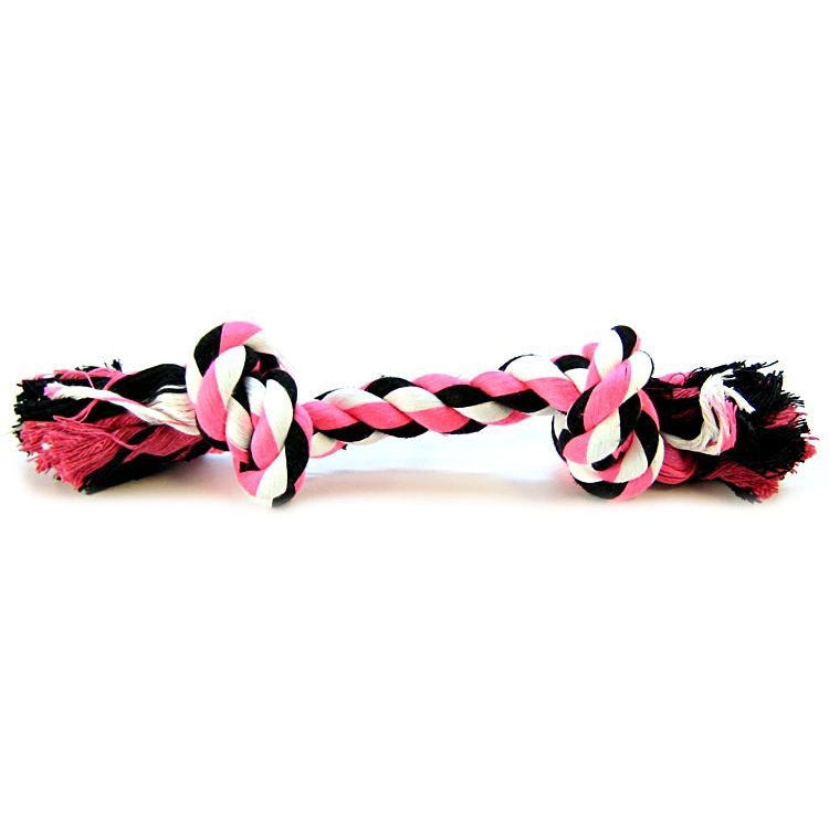 Flossy Chews Colored Rope Bone-Dog-Mammoth-Medium (12" Long)-