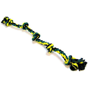 Flossy Chews Colored 5 Knot Tug Rope-Dog-Mammoth-X-Large (3' Long)-