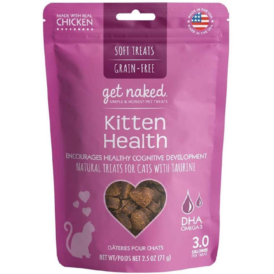 Get Naked Kitten Health Soft Natural Cat Treats-Cat-Get Naked-2.5 oz-