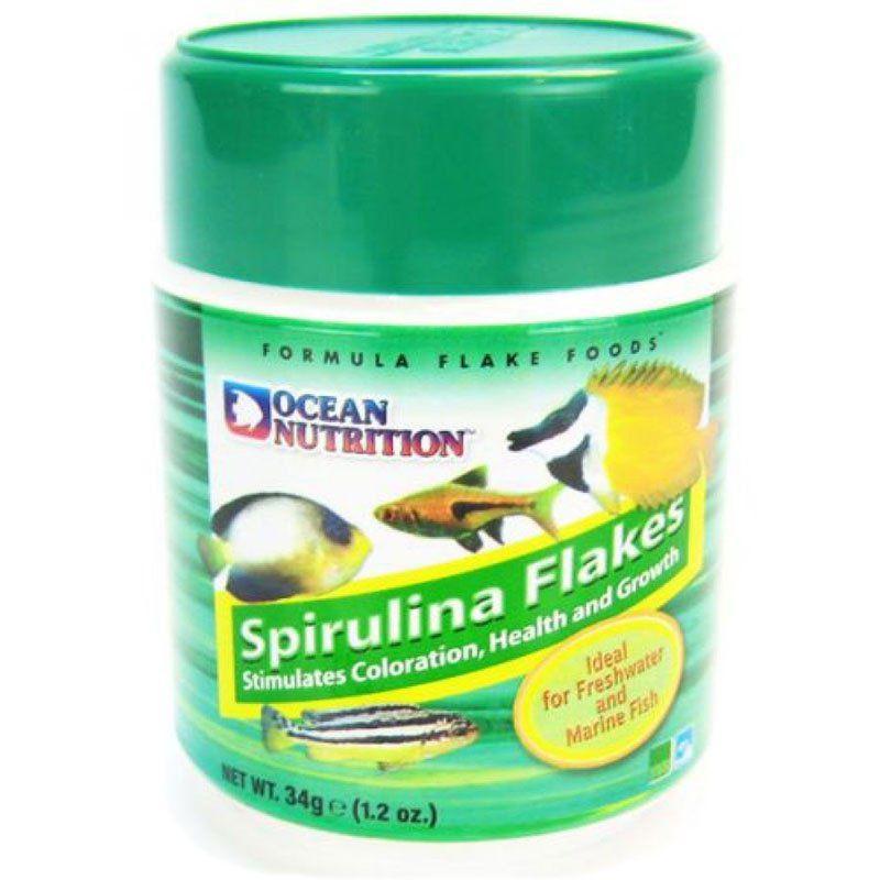 Ocean Nutrition Spirulina Flakes-Fish-Ocean Nutrition-1.2 oz-