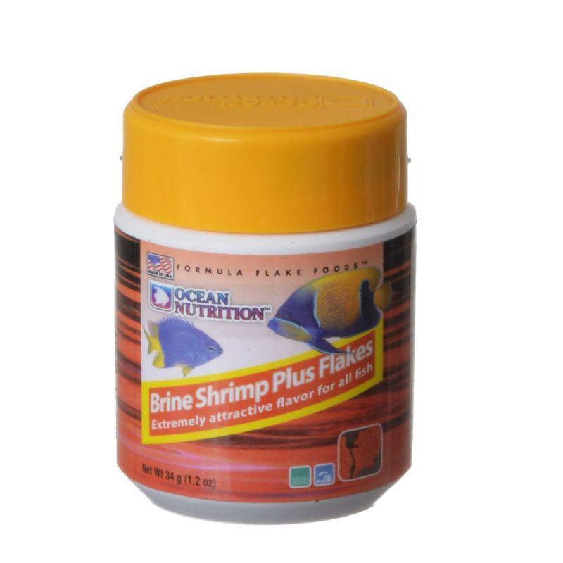 Ocean Nutrition Brine Shrimp Plus Flakes-Fish-Ocean Nutrition-1 oz-