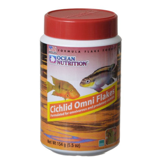 Ocean Nutrition Cichlid Omni Flakes-Fish-Ocean Nutrition-5.5 oz-