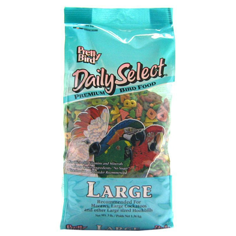 Pretty Bird Daily Select Premium Bird Food-Bird-Pretty Pets-Large (3 lbs)-