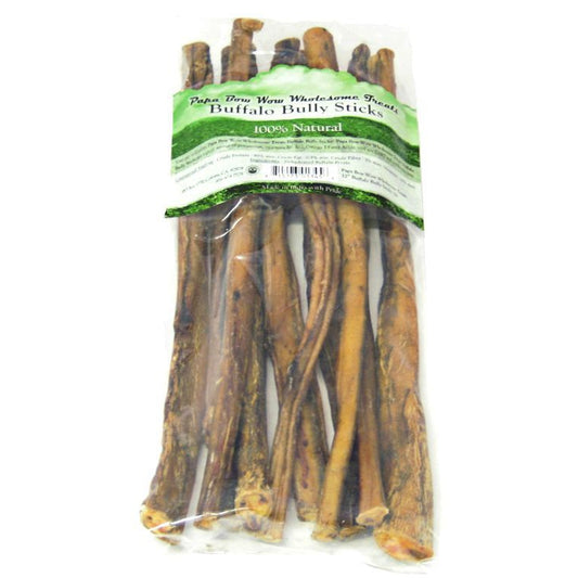 Papa Bow Wow Buffalo Bully Sticks - 12" Long-Dog-Papa Bow Wow-1 lb-