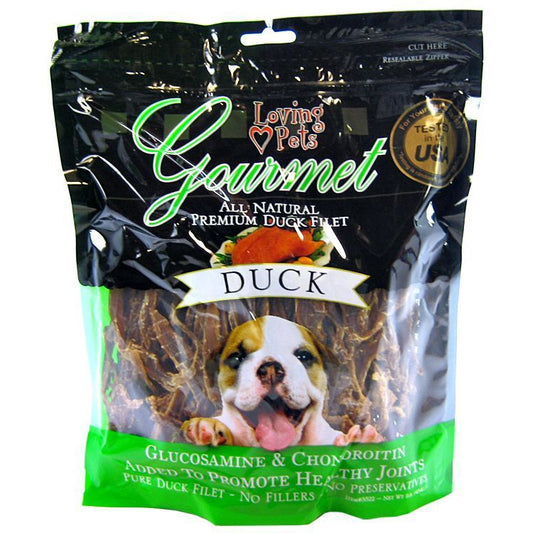 Loving Pets Gourmet Duck Chew Strips-Dog-Loving Pets-12 oz-