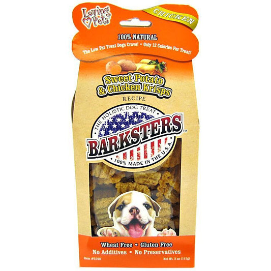 Loving Pets Barksters Sweet Potato & Chicken Krisps-Animals & Pet Supplies-BimBimPet-