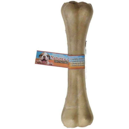 Loving Pets Nature's Choice 100% Natural Rawhide Pressed Bones-Dog-Loving Pets-10" Long (1 Bone)-