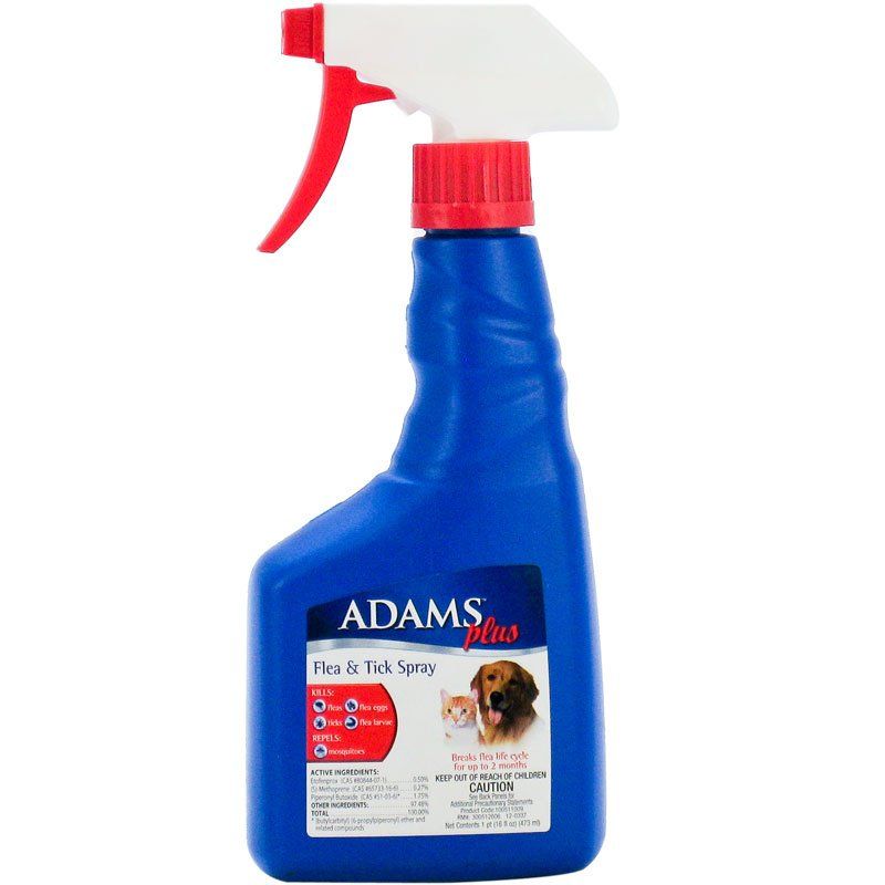 Adams Flea & Tick Spray Plus Precor-Dog-Adams-16 oz-