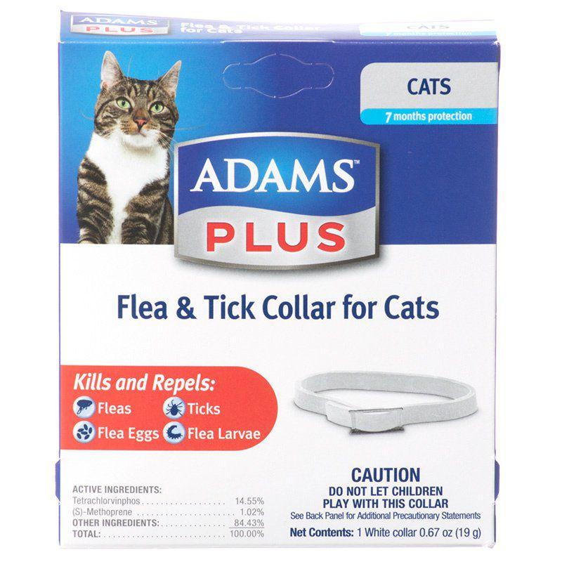 Adams Plus Breakaway Flea & Tick Collar for Cats & Kittens-Cat-Adams-1 Pack-