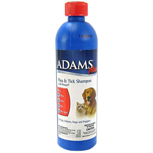 Adams Plus Flea & Tick Shampoo-Dog-Adams-12 oz-