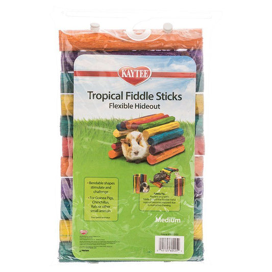 Kaytee Tropical Fiddle Sticks Flexible Hide Out-Small Pet-Kaytee-Medium (12"L x 7"W)-