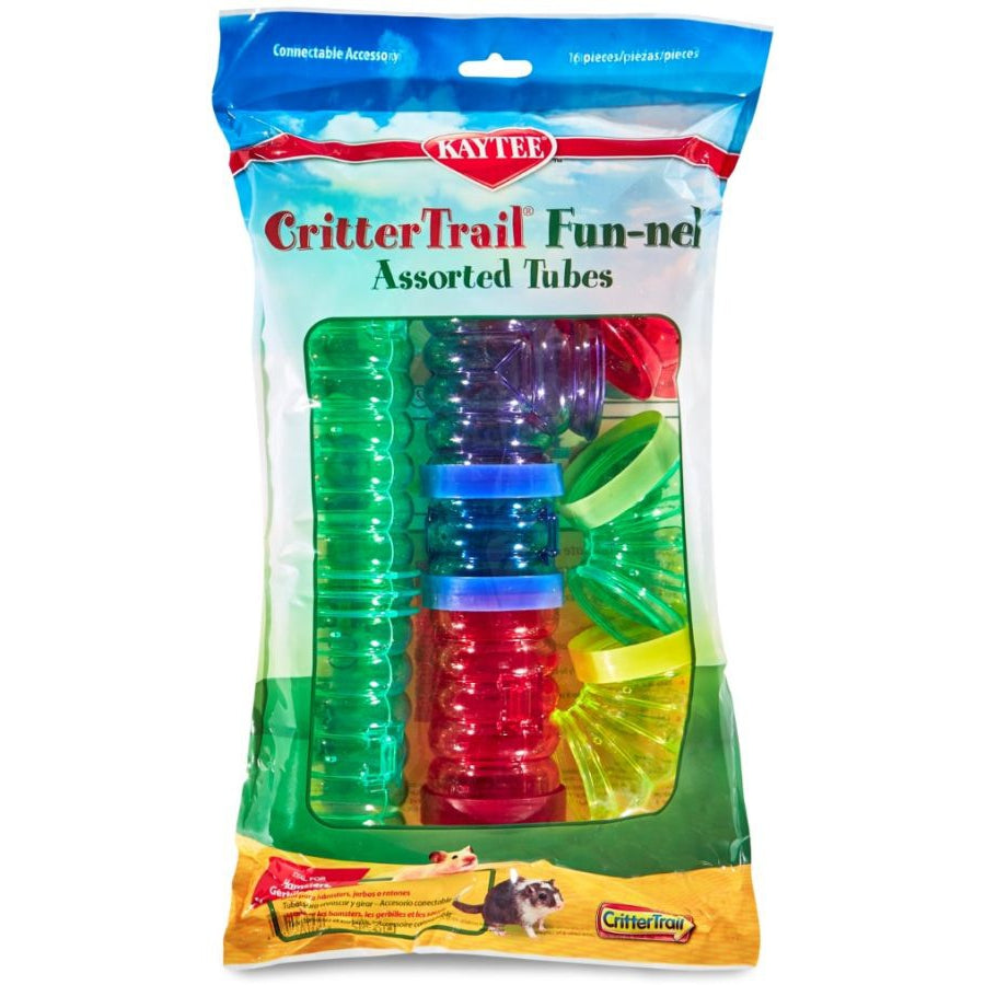 Kaytee CritterTrail Fun-nels Assorted Tubes-Small Pet-Kaytee-8 count-