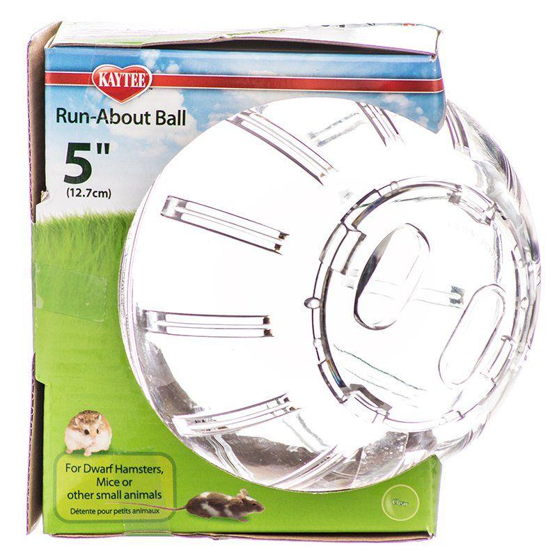 Kaytee Run-About Ball - Clear-Small Pet-Kaytee-Mini (5" Diameter)-