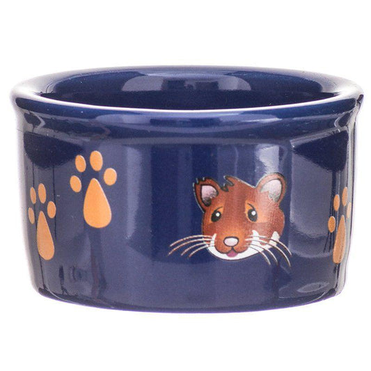 Kaytee Paw Print & Hamster Face Crock-Small Pet-Kaytee-1 count-