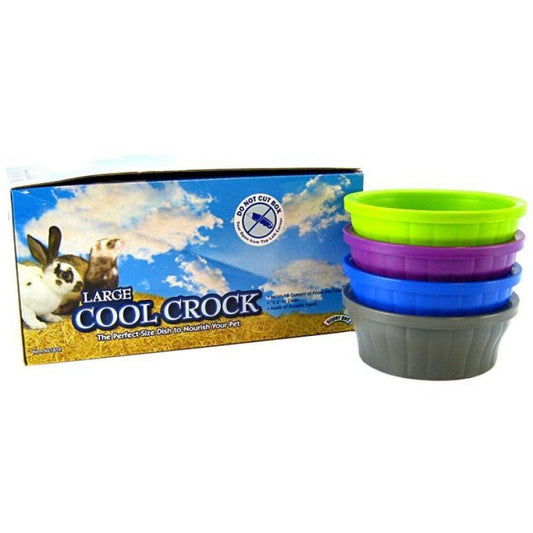 Kaytee Cool Crock Small Animal Bowls-Small Pet-Kaytee-Large - 18 oz - 1 Crock-