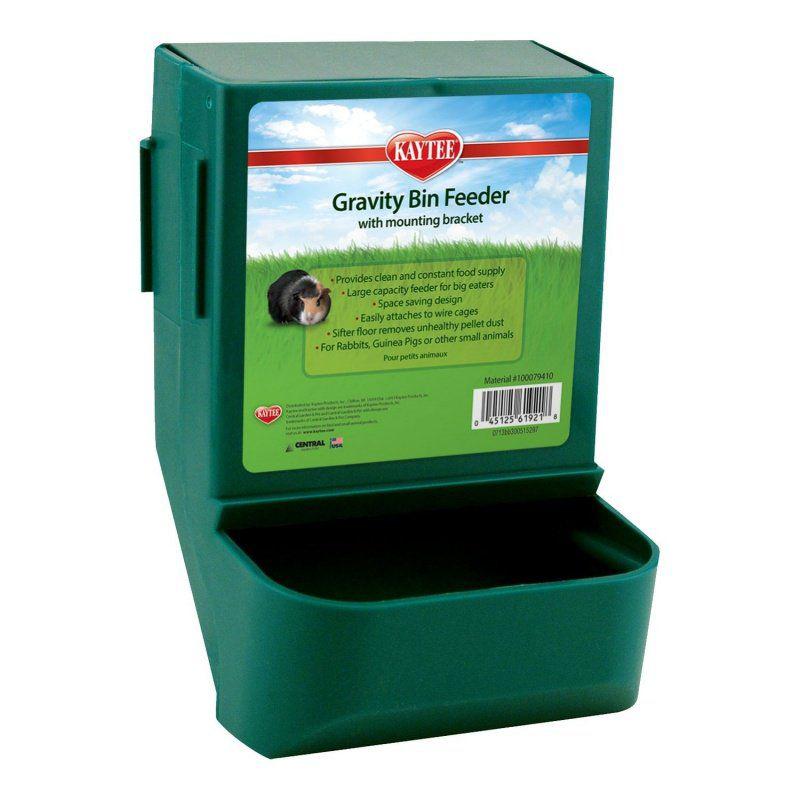 Kaytee Gravity Bin Feeder-Small Pet-Kaytee-5.75"L x 5"W x 8"H-